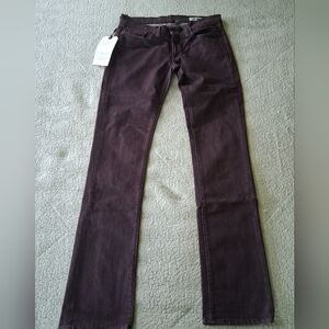 Rogan Elegant Purple Straight Leg Jeans New